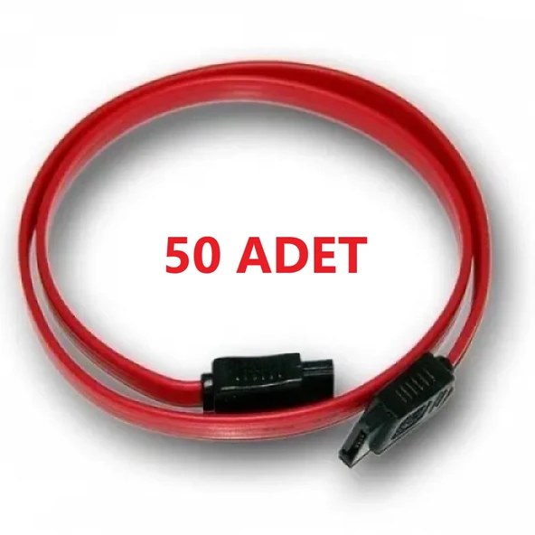 NAVİDATA SERİAL ATA SATA DATA KABLO 50CM HDD SATA KABLO 50 ADET ürün görseli 1