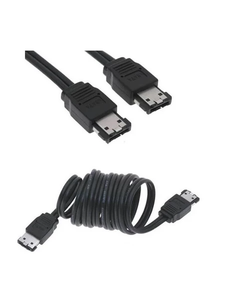 NAVİDATA 100CM E-Sata To Esata Kablo - E-Sata Data Kablosu - 1 Metre - Resim 4