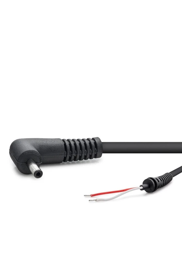 HADRON Hdx5539 3,0x1,1 Laptop DC Jack Kablosu 3.0x1.1 mm L Tip Notebook Adaptör Tamir Kablo 1.2 m - Siyah ürün görseli 1