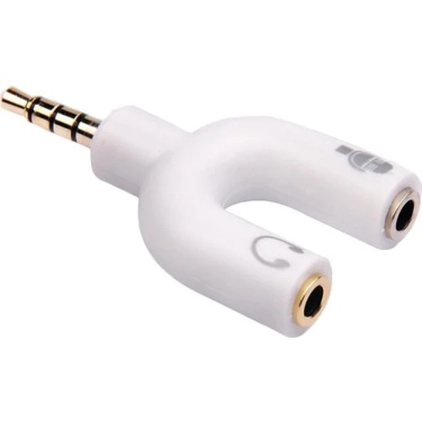 Hn4612 Kulaklık Mikrofon Ayırıcı Adaptör Kulaklık Mikrofon Birleştirici Adaptör Kulaklık Çevirici ürün görseli 1