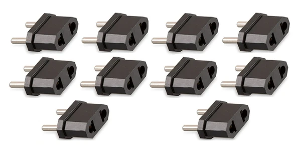 S-LİNK SL-W260 10 ADET TÜRK-AMERİKAN PRİZ ÇEVİRİCİ ADAPTÖR 10LU FİŞ ürün görseli 1