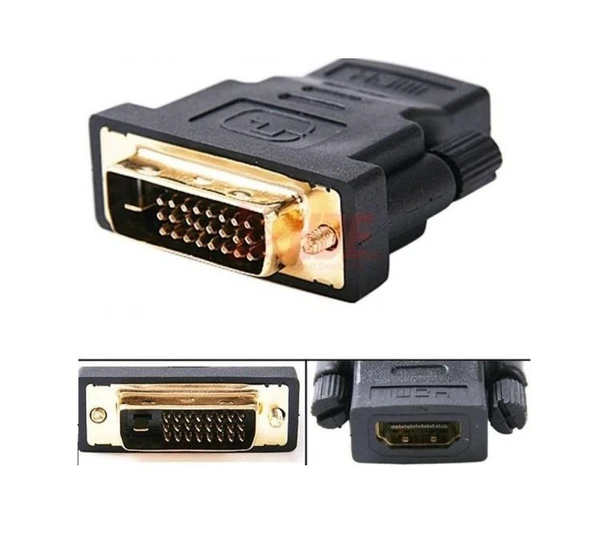 NAVİDATA Dvı 24+5 Erkek To Hdmı Dişi Dönüştürücü Dvı To Hdmı ürün görseli 1