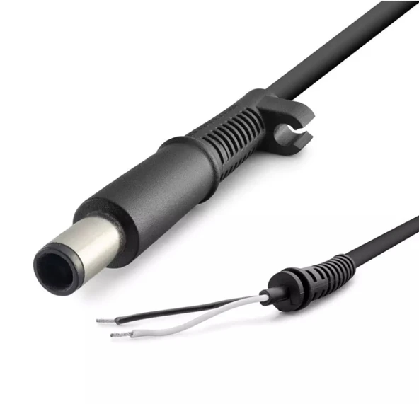 HADRON HDX5576 200W 7.4X5.0 NOTEBOOK ADAPTÖR TAMİR KABLOSU DC KABLO 7,4X5,0 MM 200W DELL-HP SİYAH ürün görseli 1