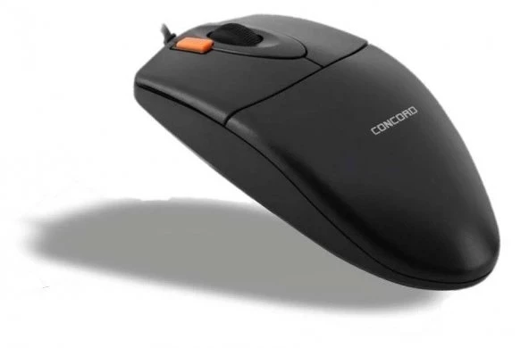 Concord C-1 2X Click Optik Kablolu Mouse c1 ürün görseli 1