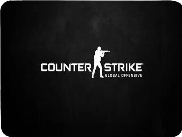 Navidata Counter Strike Oyuncu Mouse Pad 32X24 cm Kaymaz Dikişli Siyah ürün görseli 1