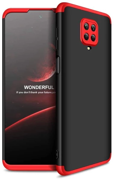 Redmi Note 9 Pro Kılıf Kamera Korumalı 360 Tam Koruma Ays ürün görseli 1