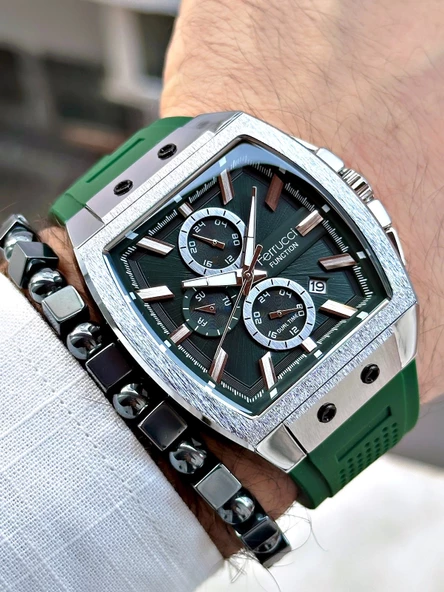 Ferrucci Function FCF.03297FS.04 Silikon Kordon Erkek Kol Saati ürün görseli 1