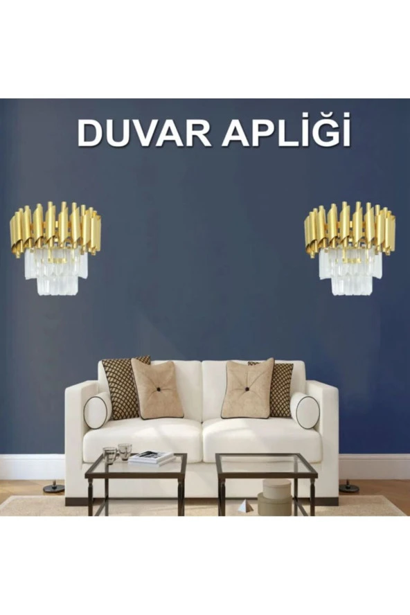 Birsen Aydınlatma ROZA VARAKLI PİLLİ DUVAR APİLİĞİ ürün görseli 1