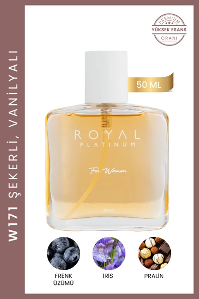 Royal Platinum W171 Kadın Parfüm Gurme Vanilya Pralin ürün görseli 1