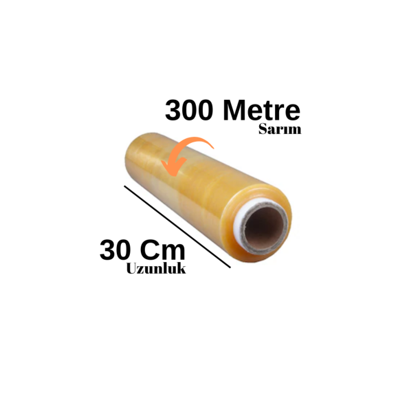Streç Film Gıda Streci 30X300 Mt Gıdaya Uygun Mutfak Strec Film ürün görseli 1