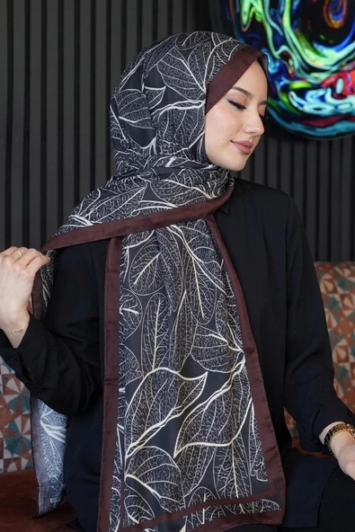 Mermer Desen Bordo Soft Pamuk Şal ürün görseli 1
