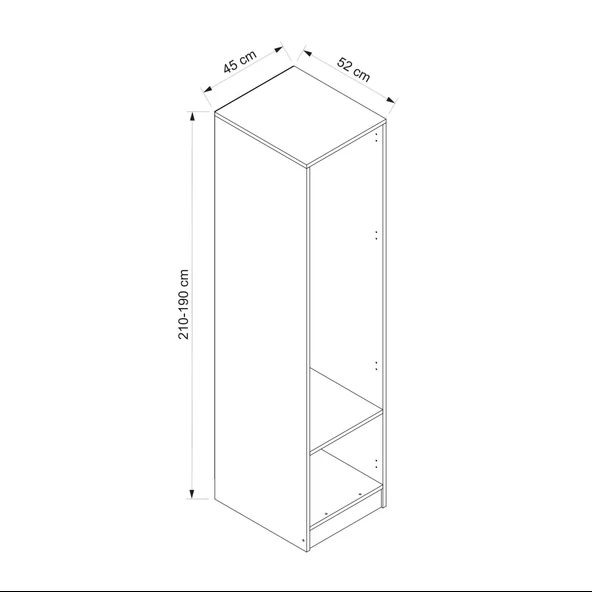 Minar M3001-Kale 1 Gövde Askılı Dore 210Cm - Resim 4