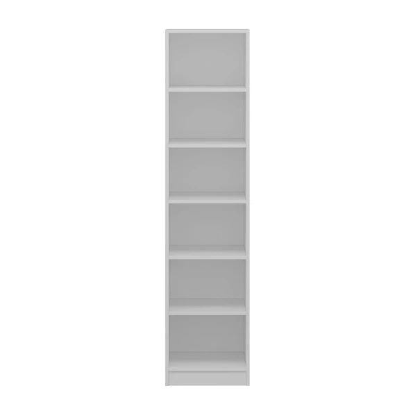 Minar M6026-Kale 1 Gövde Raflı Beyaz 210Cm ürün görseli 1