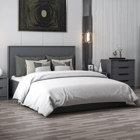 Minar Kale Luxe Soft Baza 160Cm Mbrn-Antr ürün görseli 1