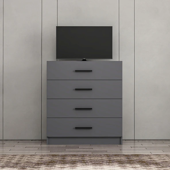 Minar D4002-Kale Tv Çekmece Modül-Antrasit ürün görseli 1