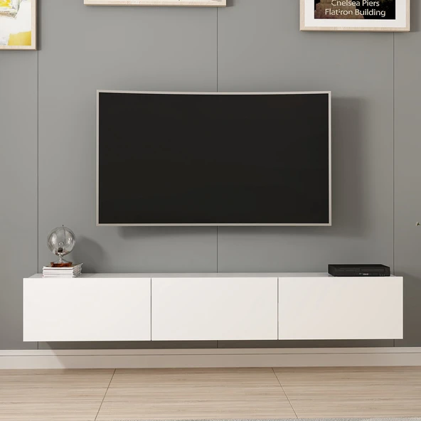 Minar Rigel Tv Ünitesi - Beyaz - Resim 5