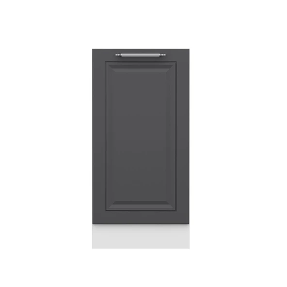 Minar Mutfak Modül Alt 1K1R 40Cm Dolap Beyaz Mebran C Antrasit ürün görseli 1