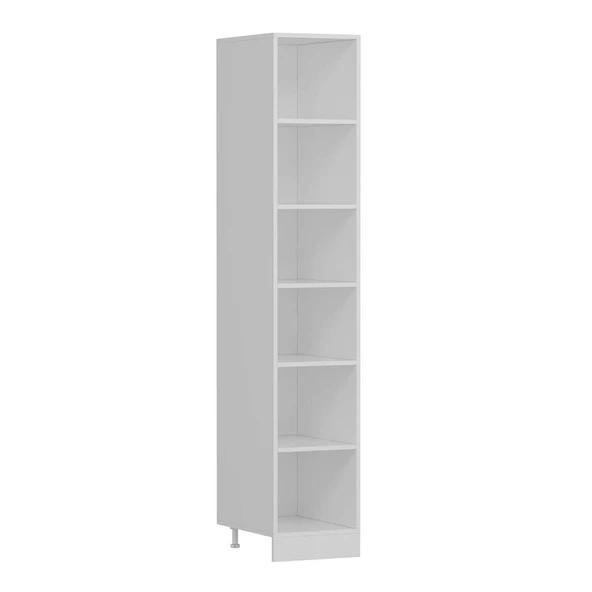 Minar 45 Cm Mutfak Boy Dolabı Beyaz Antrasit D45-Mcba1 - Resim 7