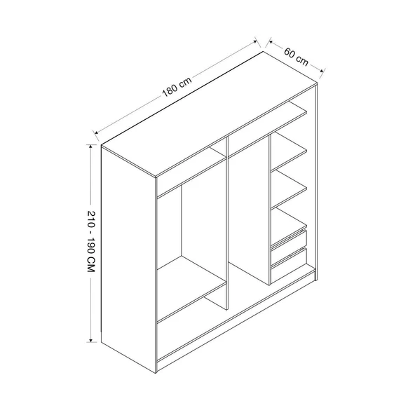 Minar Kale 2K Sürg.Dlp 180Cm Dore Dore - Resim 8