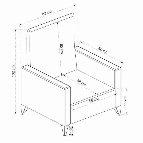 Minar Alkon Berjer-Koyu Gri 100 - Resim 2