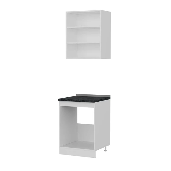 Minar 60 Cm Mutfak Dolabı Beyaz 60-B1 - Resim 4