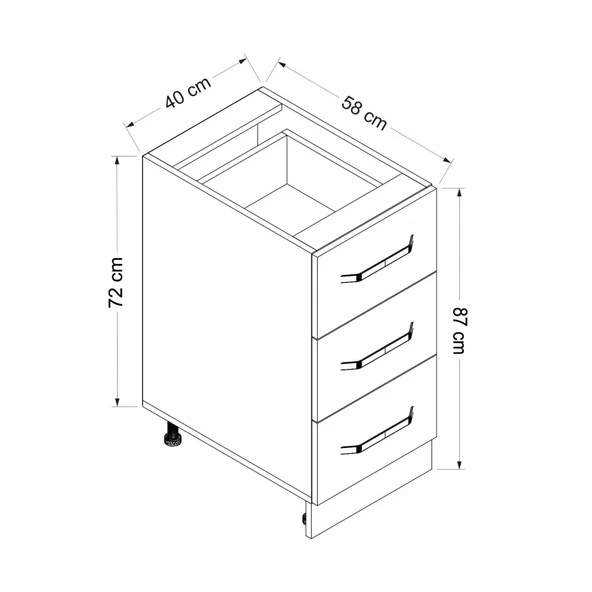 Minar Mtfk Mdl Alt 3Ç Nray 40Cm Dlp Byz Dore - Resim 7