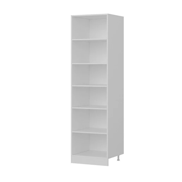 Minar 60 Cm Mutfak Boy Dolabı Beyaz Antrasit D60-A1 - Resim 4