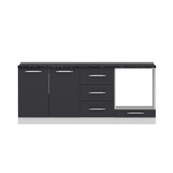 Minar 200 Cm Mutfak Dlb Byz Ant 200-A3-Alt - Resim 5