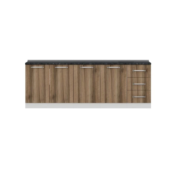 Minar 235 Cm Mutfak Dlb Byz Dore 235-D2-Alt - Resim 5