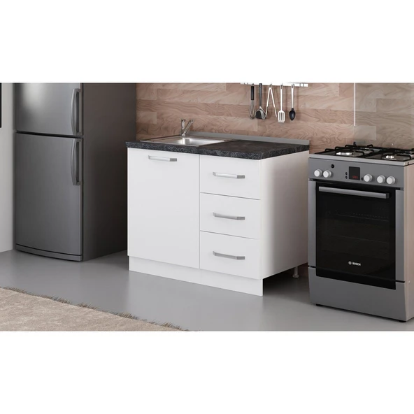 Minar 105 Cm Mutfak Dlb Byz 105-B1-Alt - Resim 3