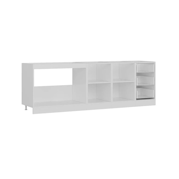 Minar 245 Cm Mutfak Dlb Byz Dore 245-D3-Alt - Resim 6
