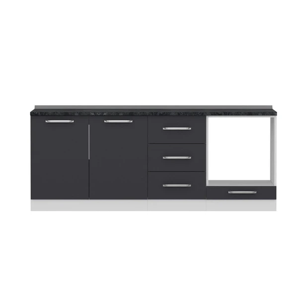 Minar 210 Cm Mutfak Dlb Byz Ant 210-A6-Alt - Resim 5