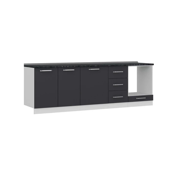 Minar 255 Cm Mutfak Dlb Byz Ant 255-A3-Alt - Resim 4
