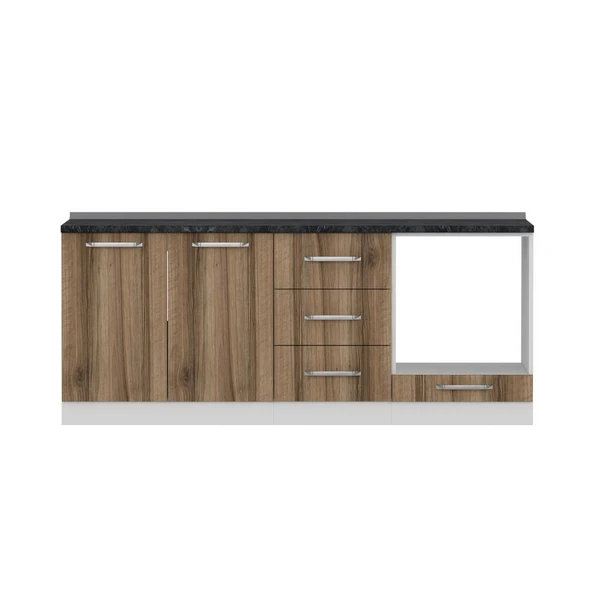 Minar 200 Cm Mutfak Dlb Byz Dore 200-D3-Alt - Resim 5