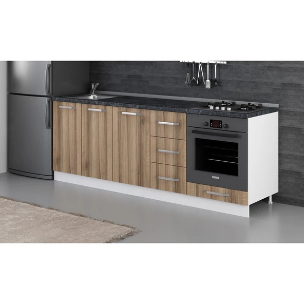 Minar 225 Cm Mutfak Dlb Byz Dore 225-D3-Alt - Resim 3