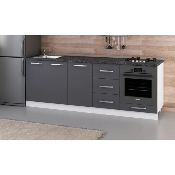 Minar 230 Cm Mutfak Dlb Byz Ant 230-A6-Alt - Resim 2