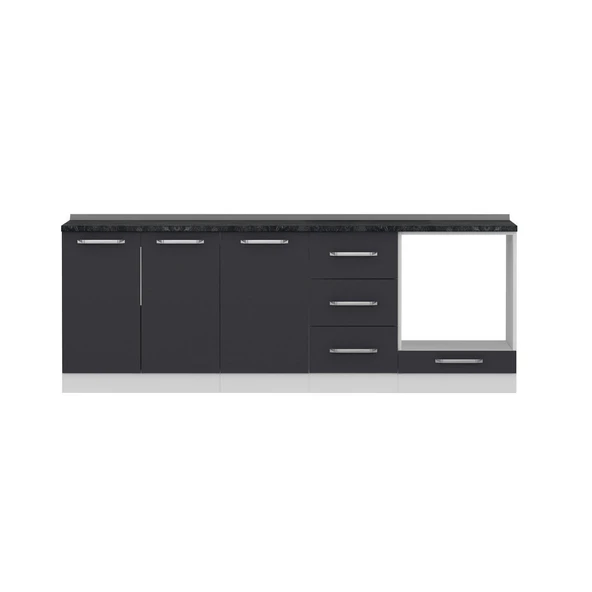 Minar 230 Cm Mutfak Dlb Byz Ant 230-A6-Alt - Resim 5