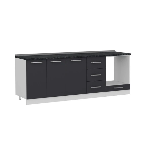 Minar 230 Cm Mutfak Dlb Byz Ant 230-A6-Alt - Resim 4