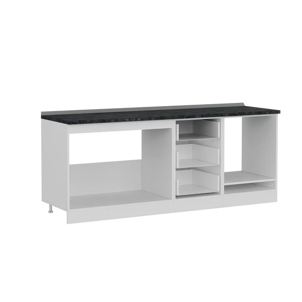 Minar 210 Cm Mutfak Dlb Byz Dore 210-D6-Alt - Resim 6