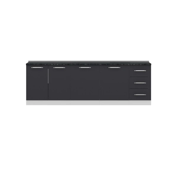 Minar 255 Cm Mutfak Dlb Byz Ant 255-A1-Alt - Resim 5