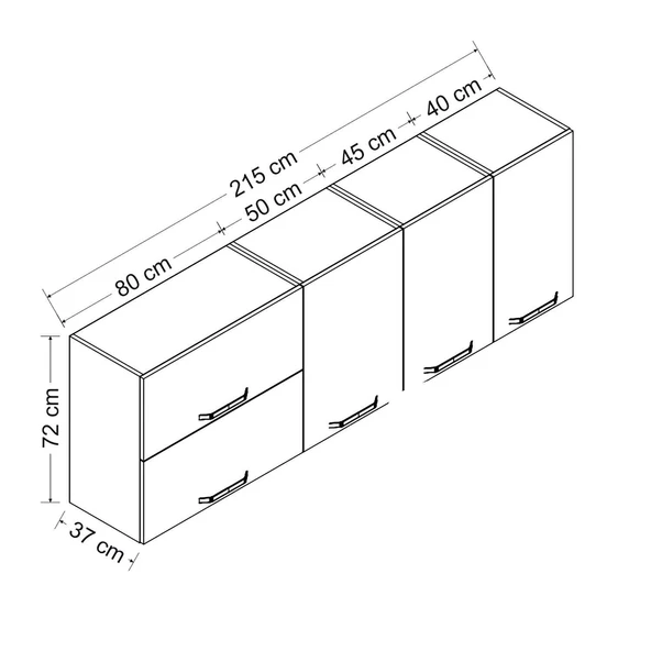 Minar 215 Cm Mutfak Dlb Byz 215-B1-Üst - Resim 8