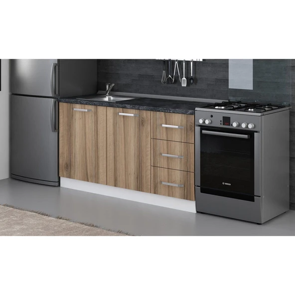 Minar 155 Cm Mutfak Dlb Byz Dore 155-D1-Alt - Resim 3