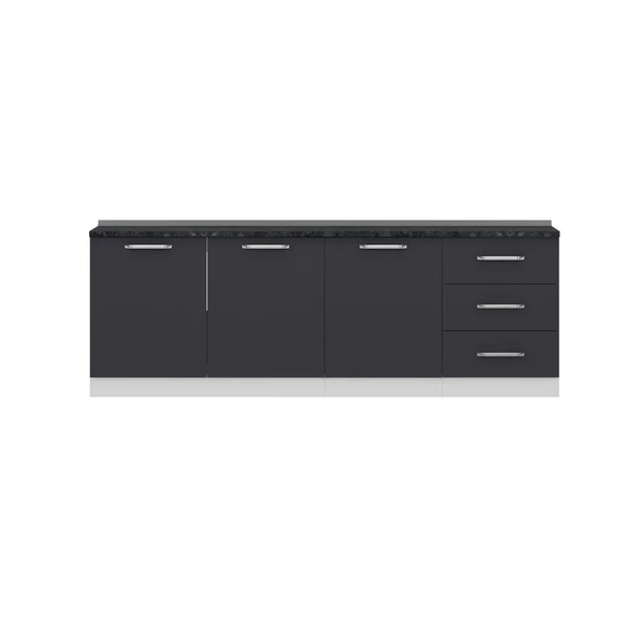 Minar 240 Cm Mutfak Dlb Byz Ant 240-A3-Alt - Resim 5
