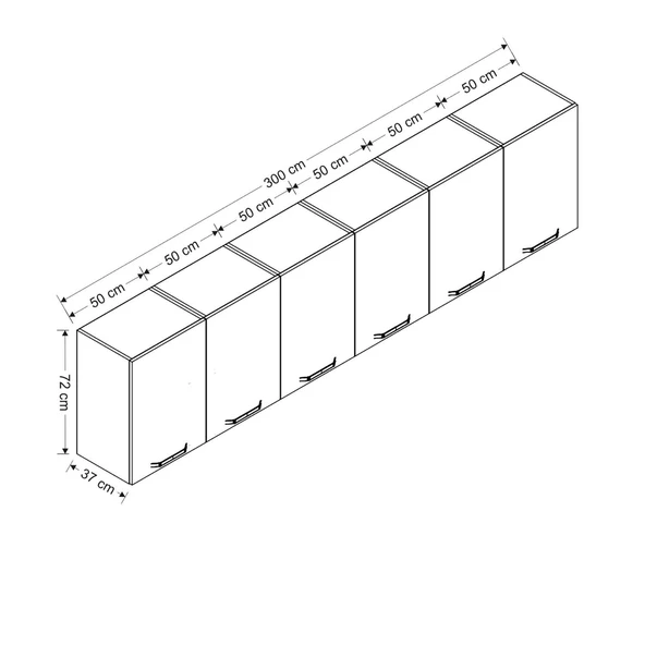 Minar 300 Cm Mutfak Dlb Byz 300-B2-Üst - Resim 8