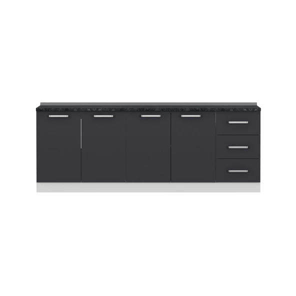 Minar 225 Cm Mutfak Dlb Byz Ant 225-A2-Alt - Resim 5