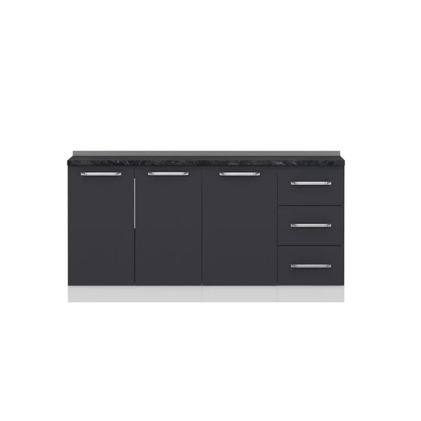 Minar 165 Cm Mutfak Dlb Byz Ant 165-A1-Alt - Resim 5