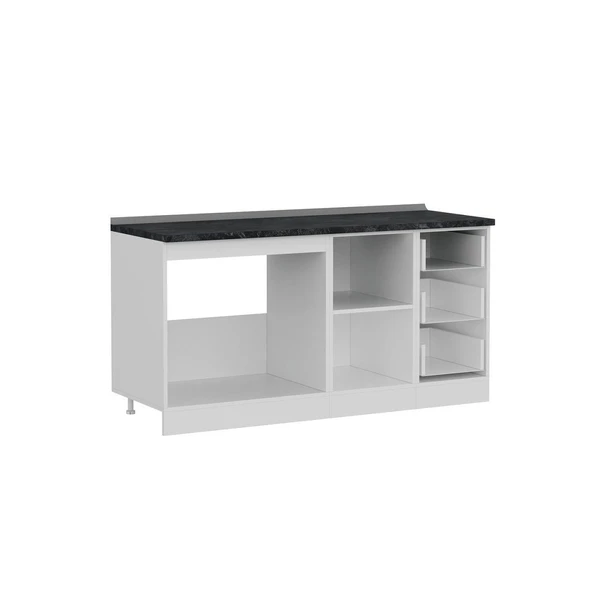 Minar 165 Cm Mutfak Dlb Byz Dore 165-D1-Alt - Resim 6
