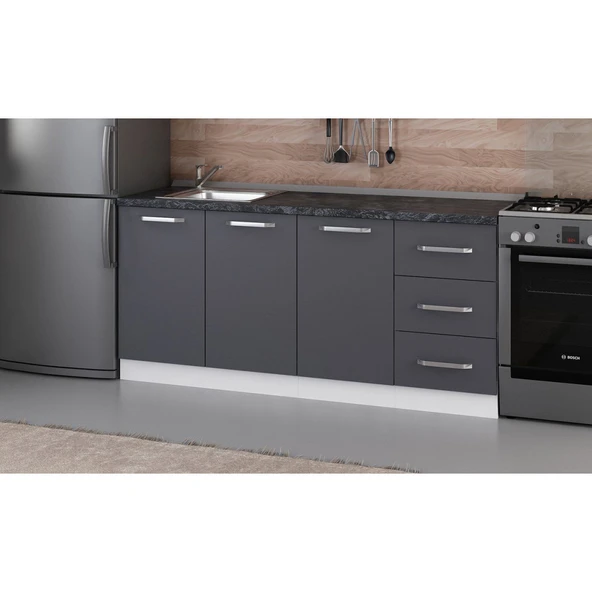 Minar 180 Cm Mutfak Dlb Byz Ant 180-A2-Alt - Resim 2