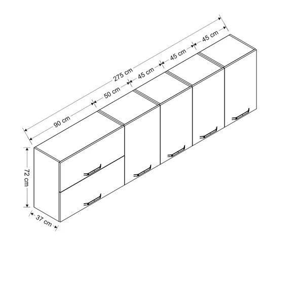 Minar 275 Cm Mutfak Dlb Byz 275-B2-Üst - Resim 8