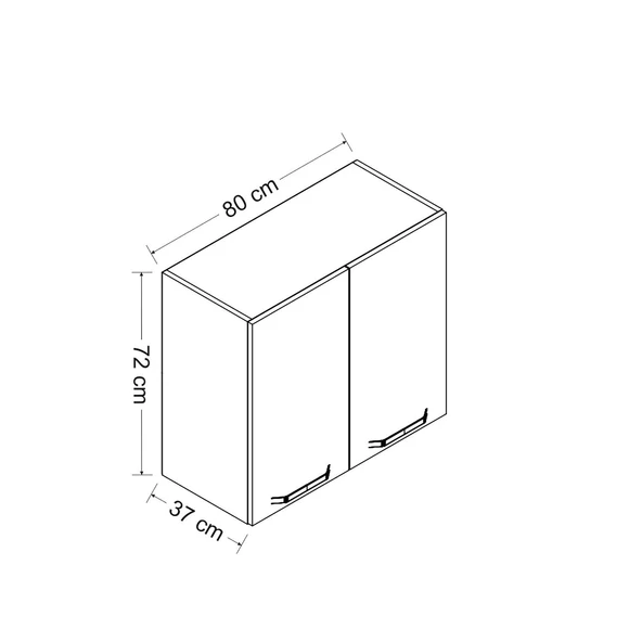 Minar 80 Cm Mutfak Dlb Byz 80-B1-Üst - Resim 8